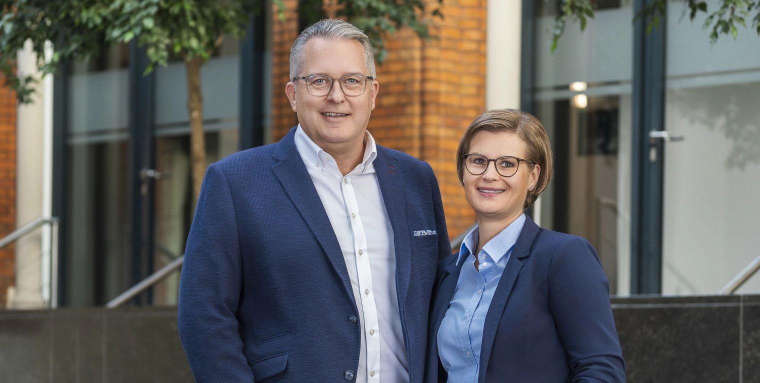 Geschäftsführer Ingo Ralfs und Ina Bunse